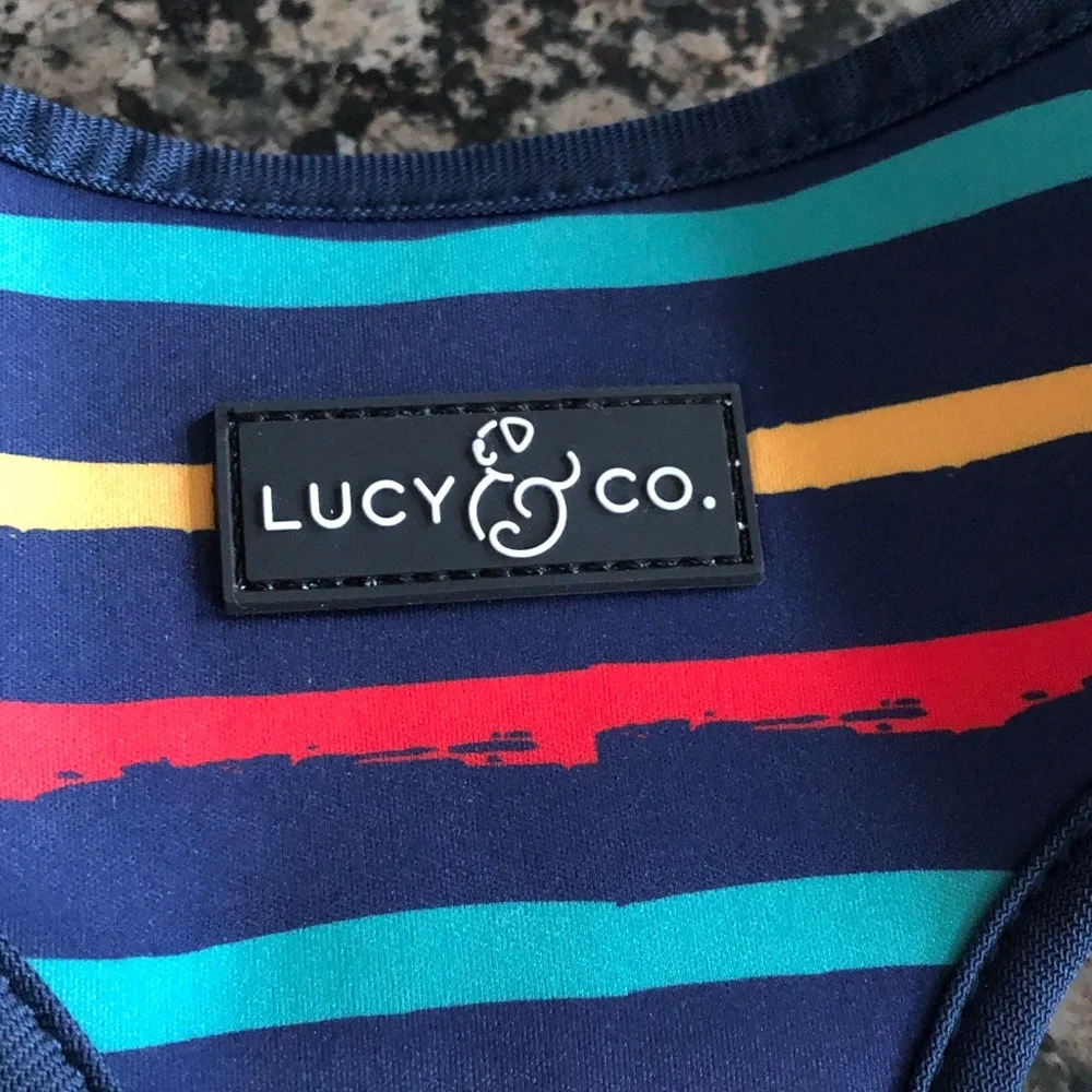 Lucy & Co. Space Doodle Reversible Harness in Gently used condition!